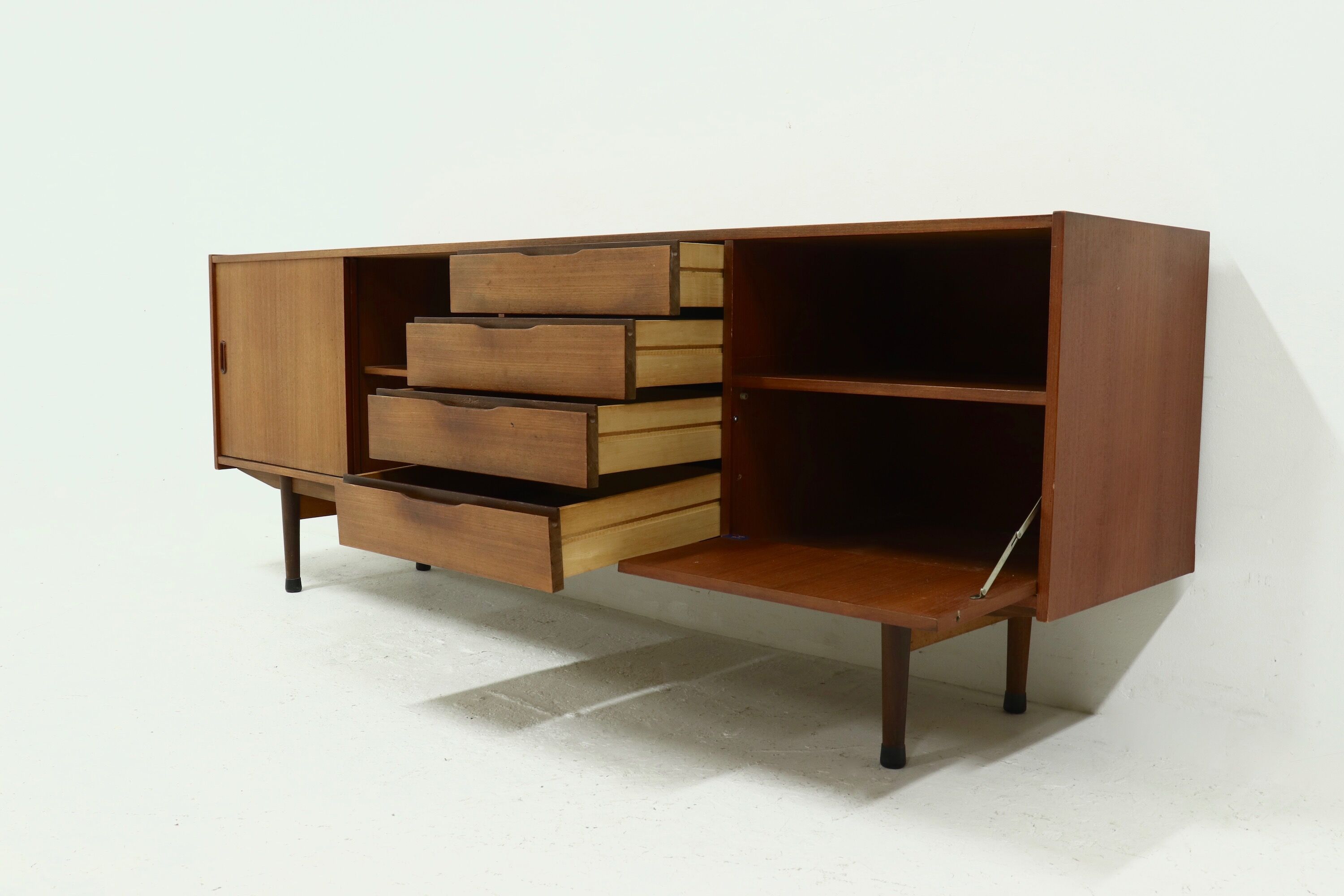 Mid Century Teak Sideboard by Topform 1960s