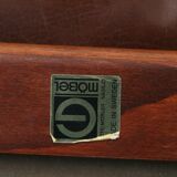 Vintage leather lounge chair by Gotte mobil Sweden