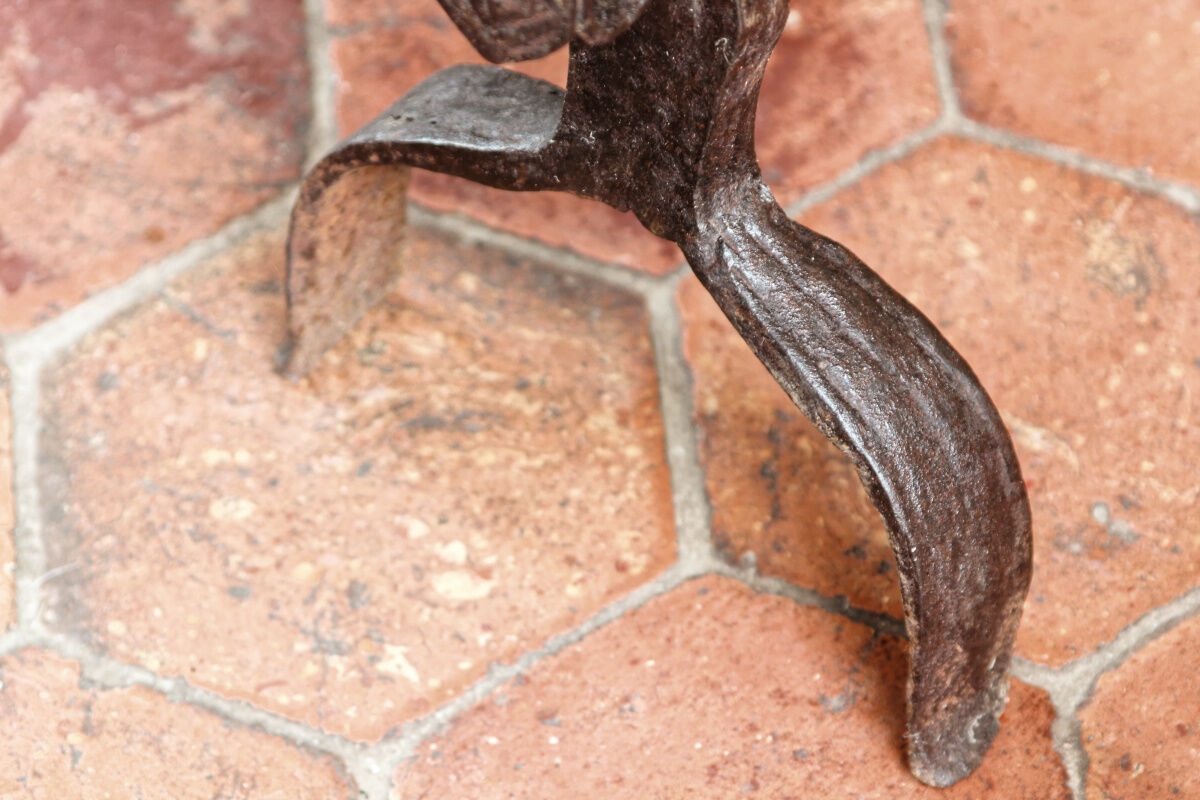 Pair of landiers, seventeenth century