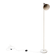 Lampe sur pied italienne avec base en marbre par Stillux