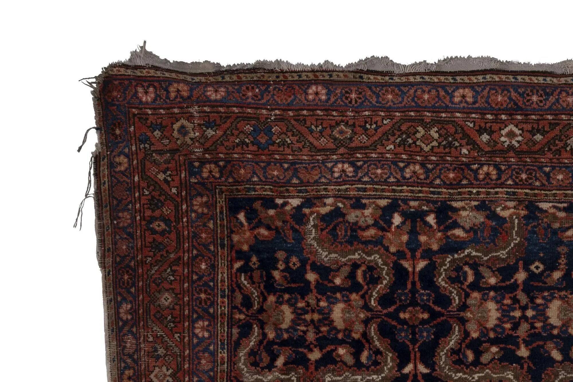 Vintage Turkish rug handmade 126x196 cm