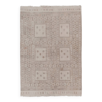 Tapis vintage turc de oushak tissé à la main 150x214 cm