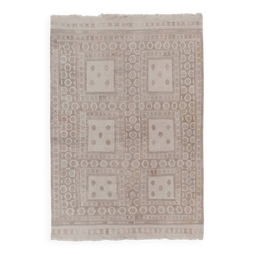 Tapis vintage turc de oushak tissé à la main 150x214 cm