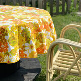 Nappe ronde vintage 1970