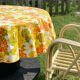 Nappe ronde vintage 1970