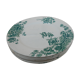 Six earthenware plates