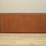 Mirror in mahogany frame, Italian design, 1970s, production: Italy