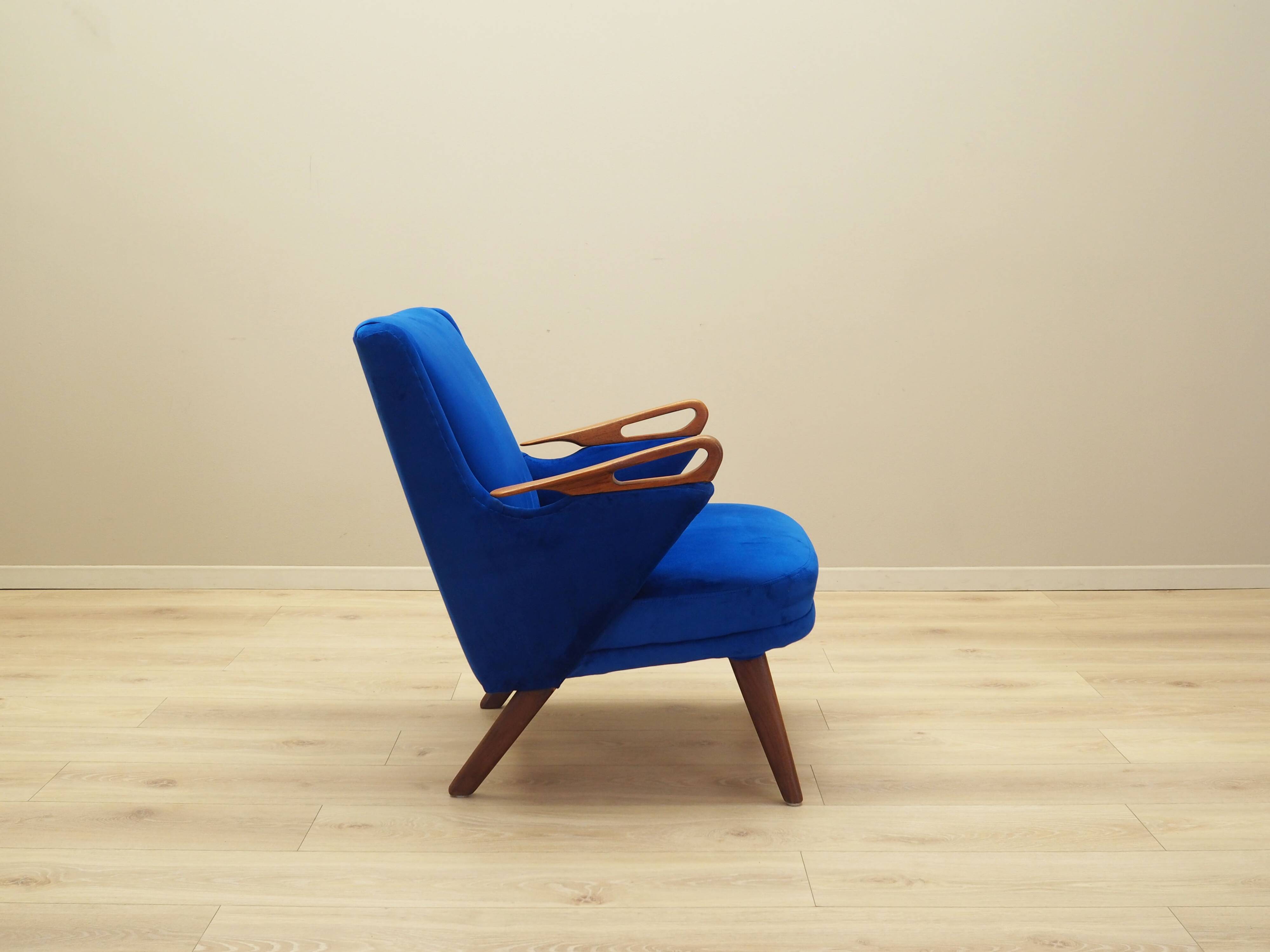 Blue living room set, Danish design, 1960s, designer: Chresten Findahl Brod