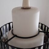 Opaline and metal suspension