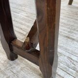 Paire de bancs en chêne massif