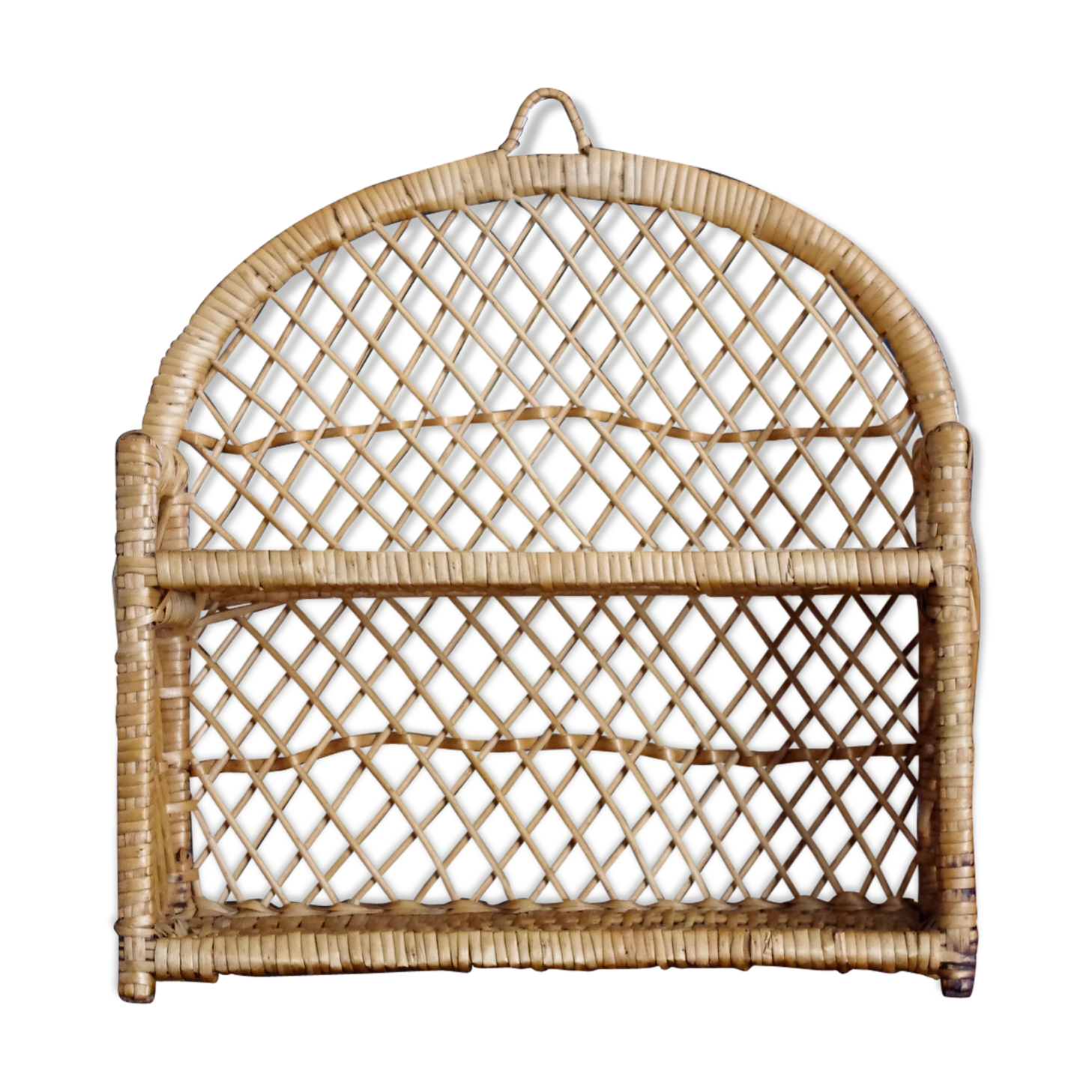 Vintage wicker and rattan