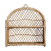 Etagère vintage osier et rotin