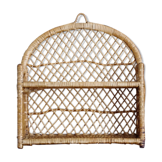 Vintage wicker and rattan