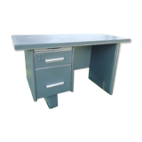 Bureau en métal vert années 50