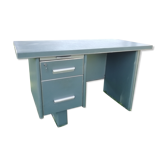 50s green metal desk