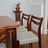 4 Scandinavian teak chairs 70