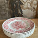 6 ancient plates english ceramic