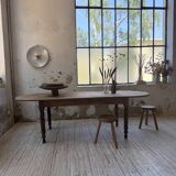 Oval farmhouse table 250cm pine