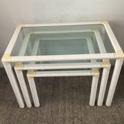 Trio de tables gigognes des années 70-80