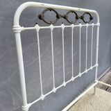 Art Deco brass almond metal bed 120x190