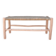 Woven Moroccan bench