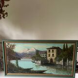 Large 20th century oil on canvas signed J. Beyly