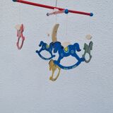 Vintage wooden mobile