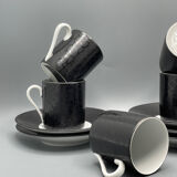 Coffee service for 8 people, Limoges porcelain