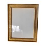 Antique frame with striated gilding