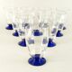 Verres 1930 pieds bleus
