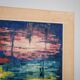 Peinture abstraite atmosphérique