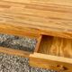 Table de ferme bois massif 160 cm