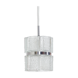 Mid Century Modern Textured Crystal Kaiser Chandelier , Germany 1960