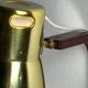 Teak brass wall sconce by hans agne jakobsson, sweden 1960s model v488