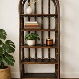 Vintage rattan shelf