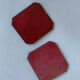 Set of two vintage bevelled mirrors