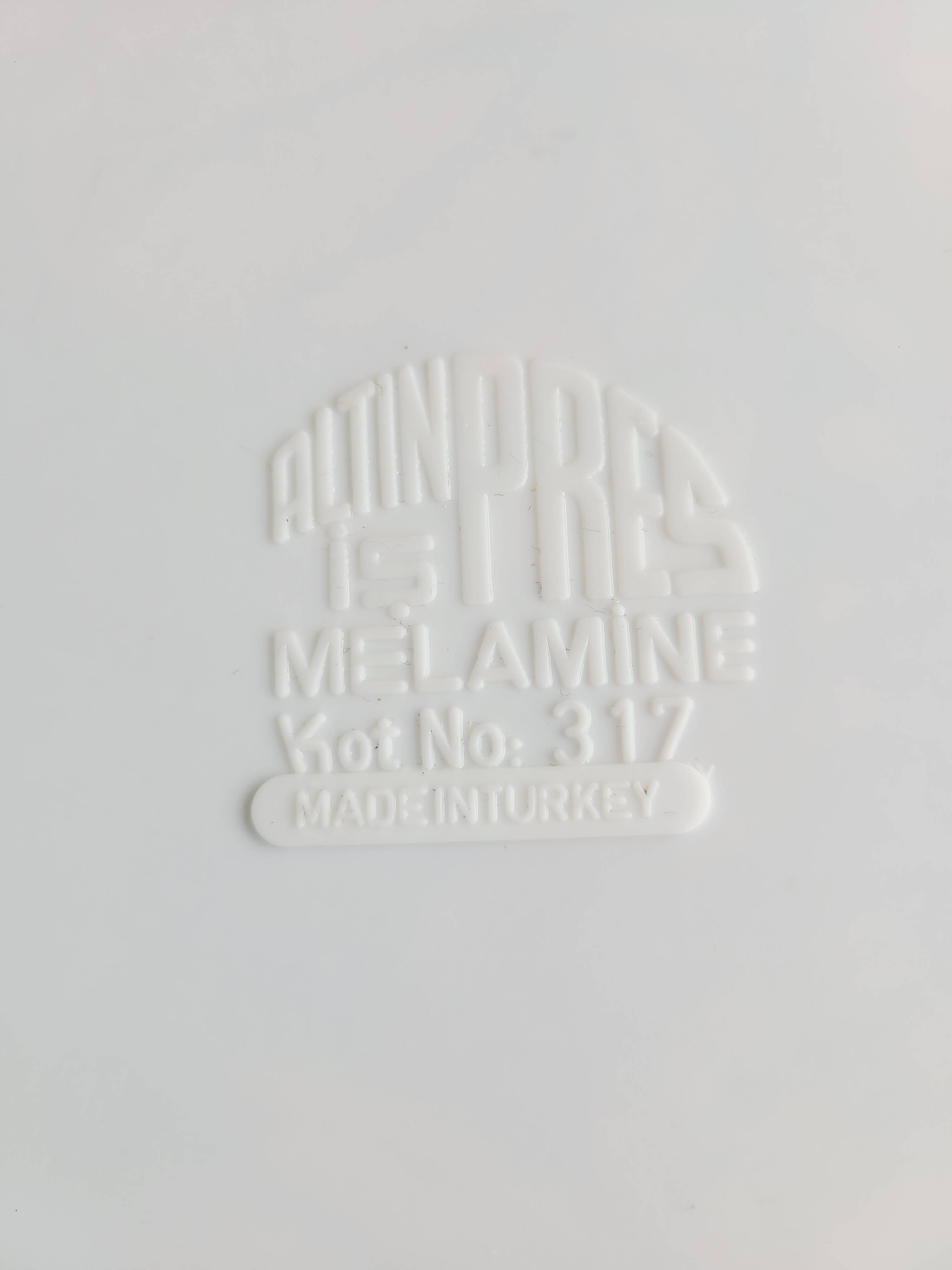 Vintage melamine tray 48.5 x 31 cm