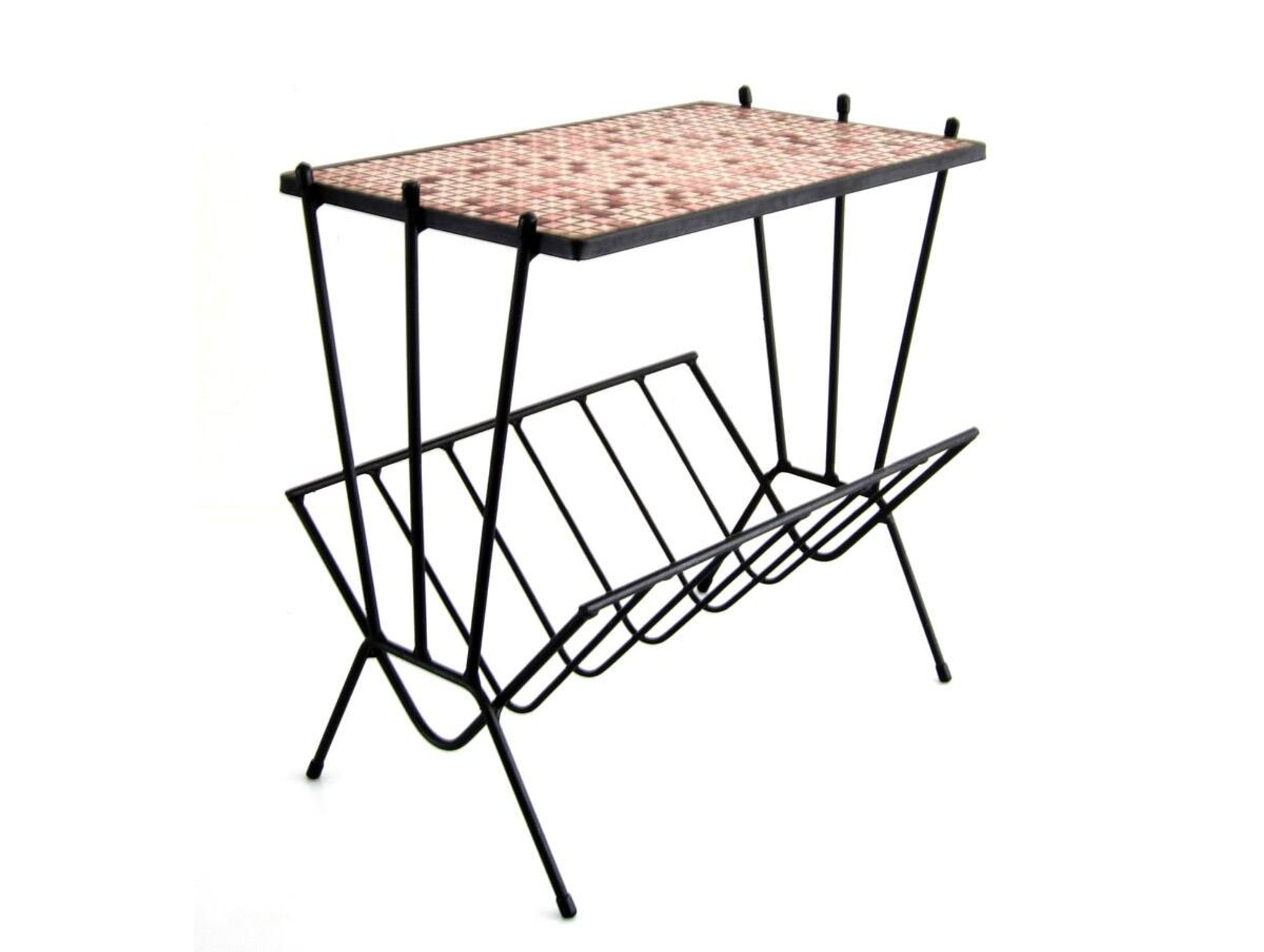 Table de magazine en mosaïque vintage des années 60