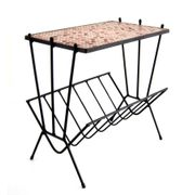 Table de magazine en mosaïque vintage des années 60