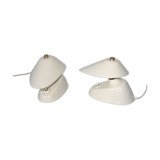 A pair of Bakelite lamps, 50s