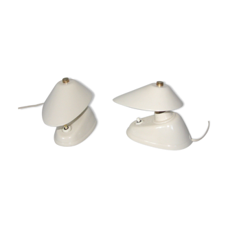 A pair of Bakelite lamps, 50s
