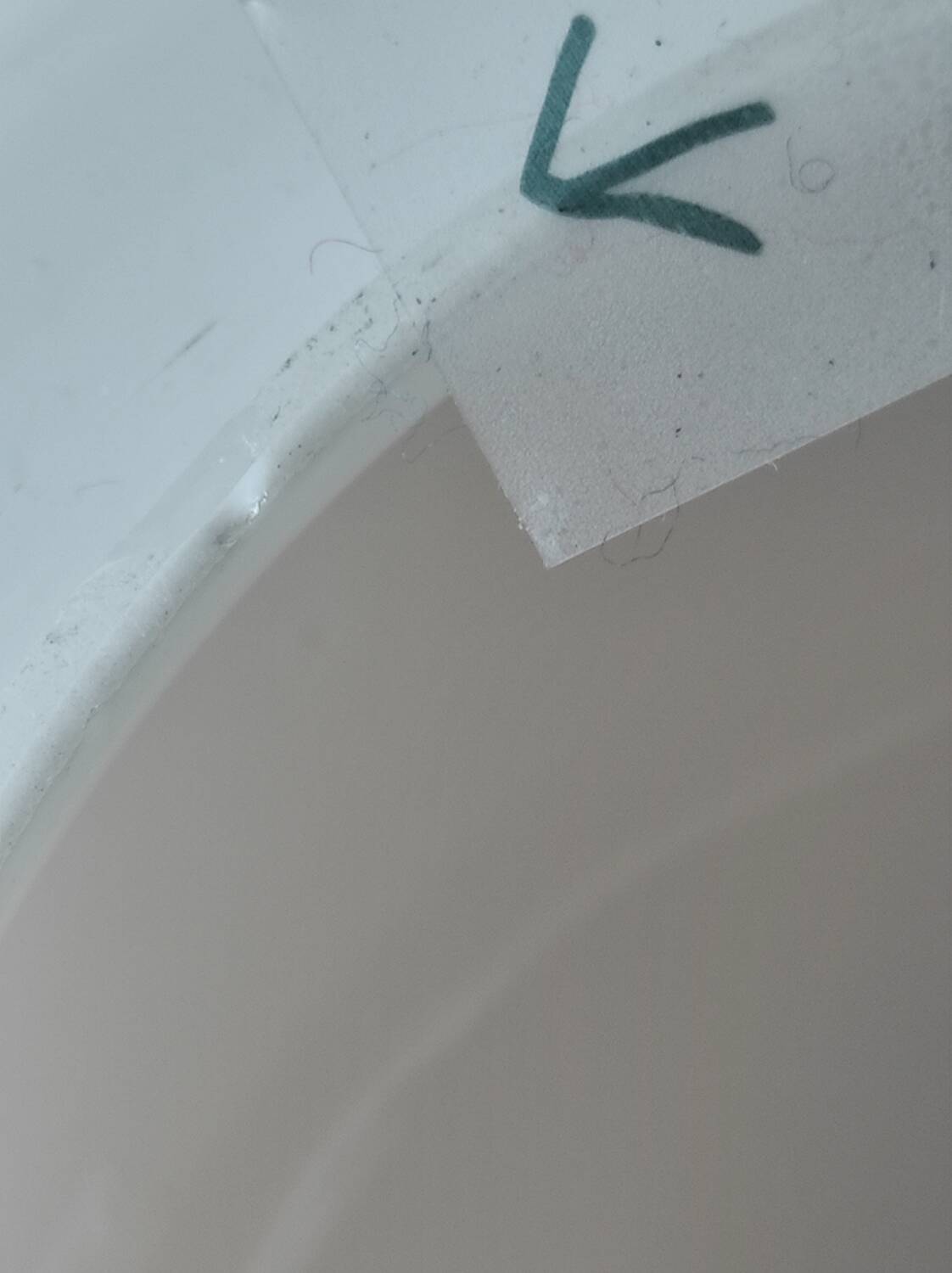 white opaline demi-globe