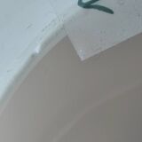 white opaline demi-globe