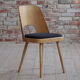 Set of 4 Dining Chairs by Oswald Haerdtl, Reupholstered, Midcentury