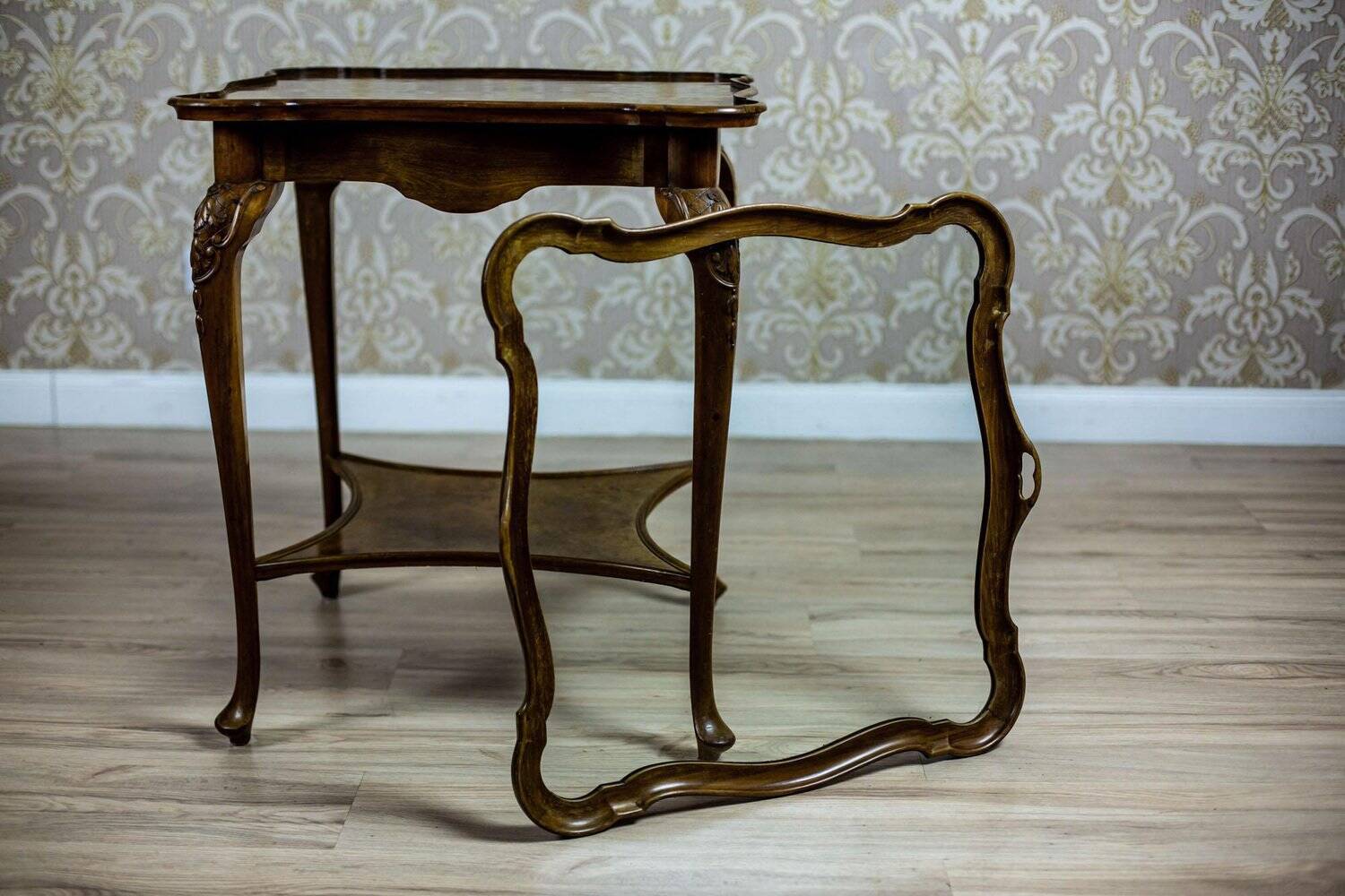 20th Century Coffee Table with a Tray, 1940s