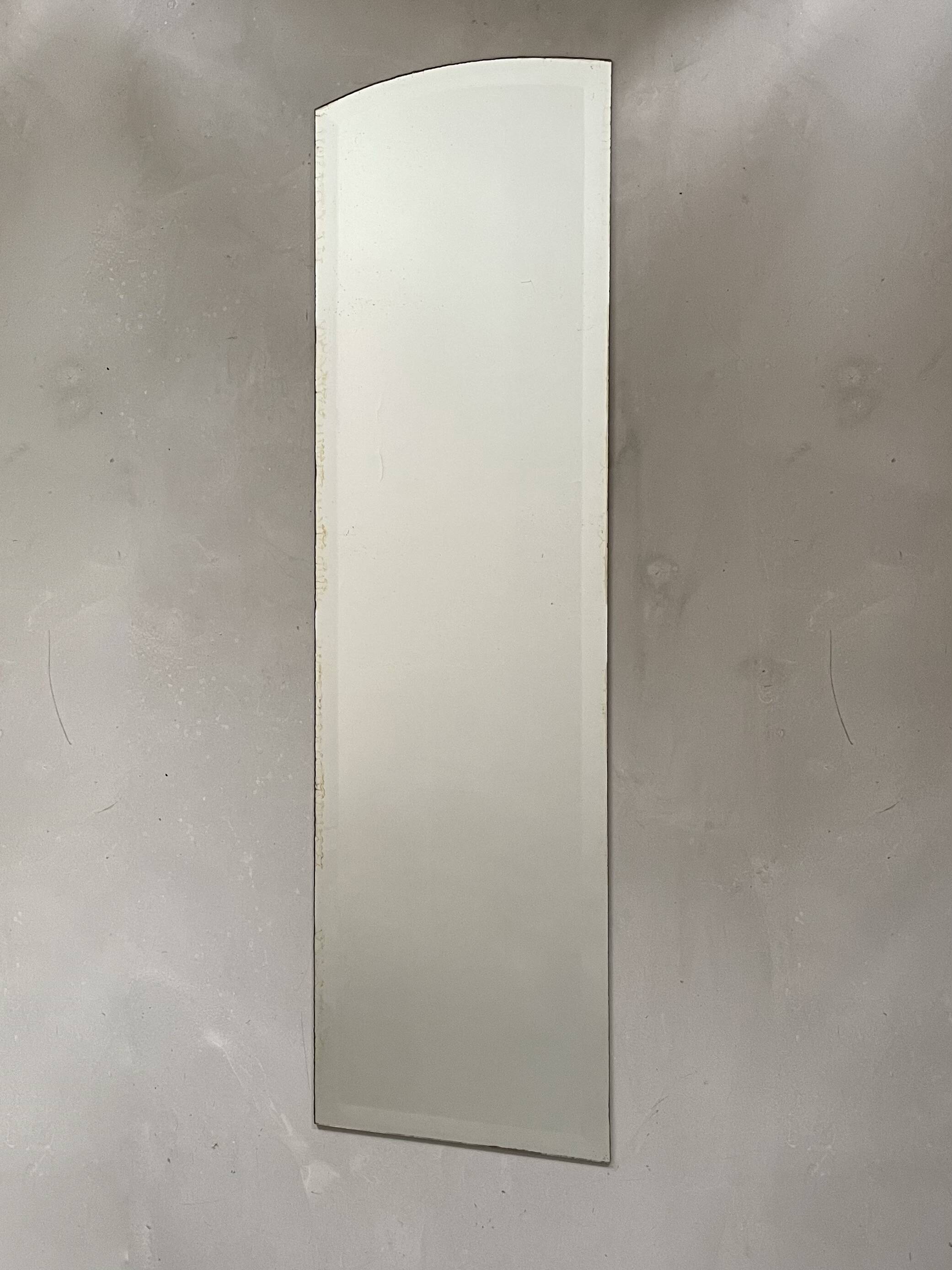 Miroir biseauté ancien 39x138cm