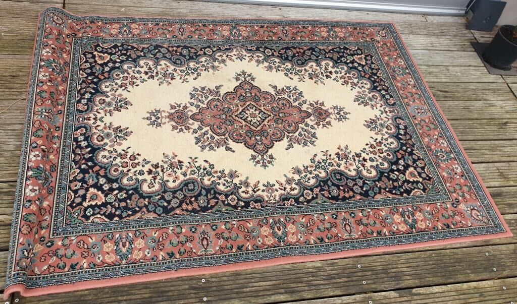 Vintage carpet oriental pattern L233X160