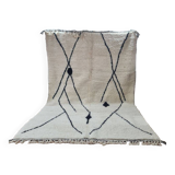 Handmade wool Berber rug 300X200 cm