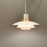 Danish design hanging lamp, from the 80s, produced by Top-Lamper