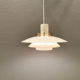 Danish design hanging lamp, from the 80s, produced by Top-Lamper